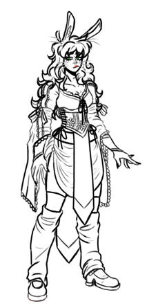dnd OC lineart